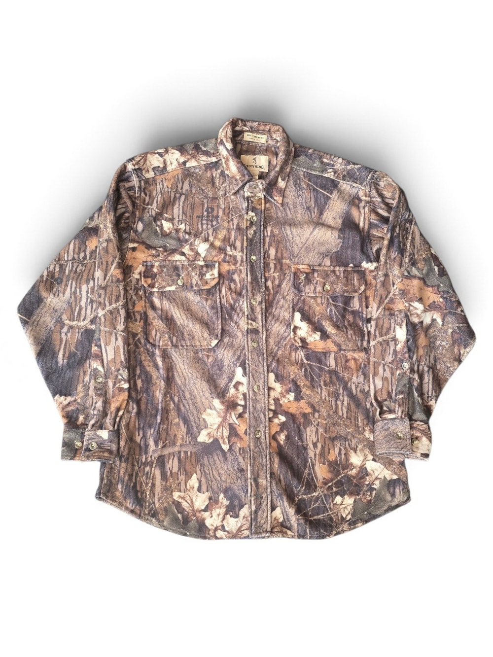 Browning Men's Woodland Camo Field Shirt Jacket - Brown/Tan